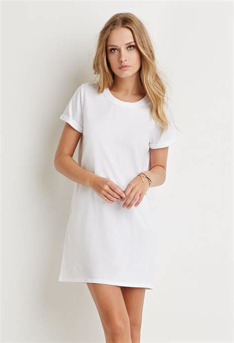cheap off white t shirt dresses